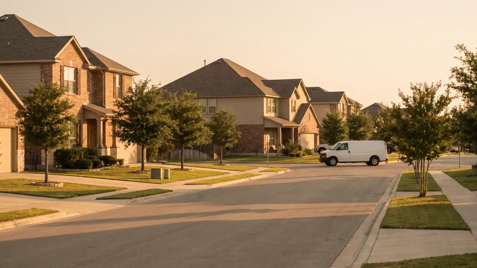 Residential street in Cibolo, Texas — Hill Country Plumbing Pros service area