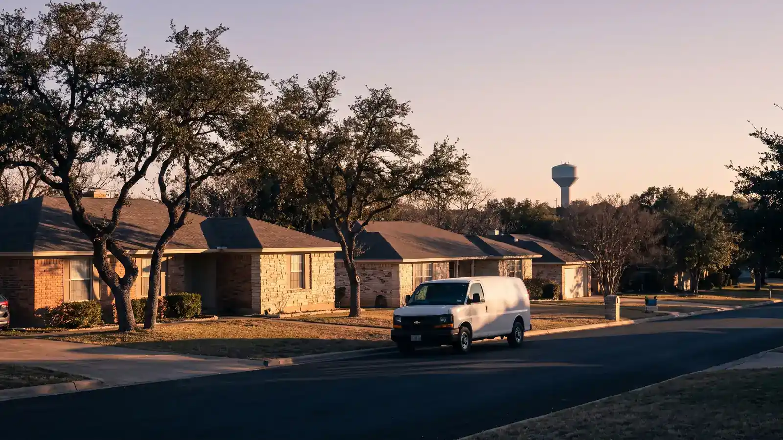 Residential street in Schertz, Texas — Hill Country Plumbing Pros service area